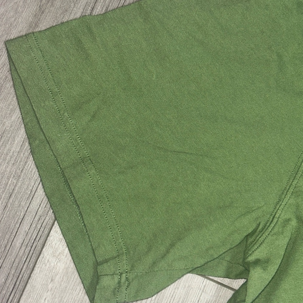 Duluth Trading Olive Green Short Sleeve Henley Shirt Pocket Men XL - Picture 5 of 10